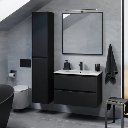 Meuble sous-vasque MOLDE 80x55x46 cm, noir