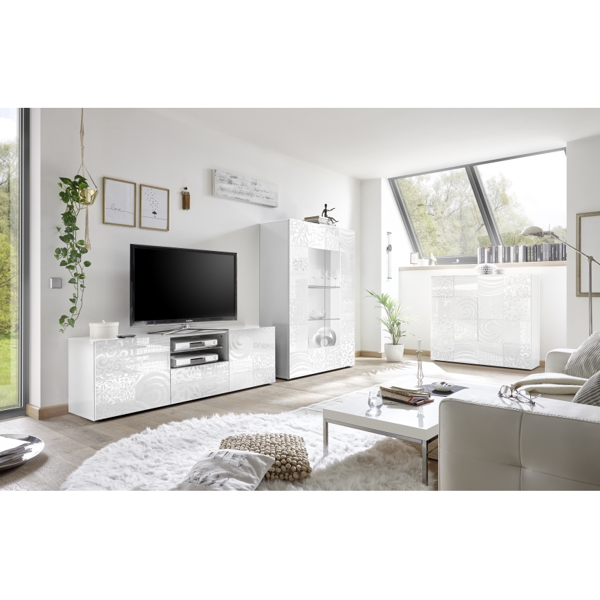 Meuble TV ARIA blanc