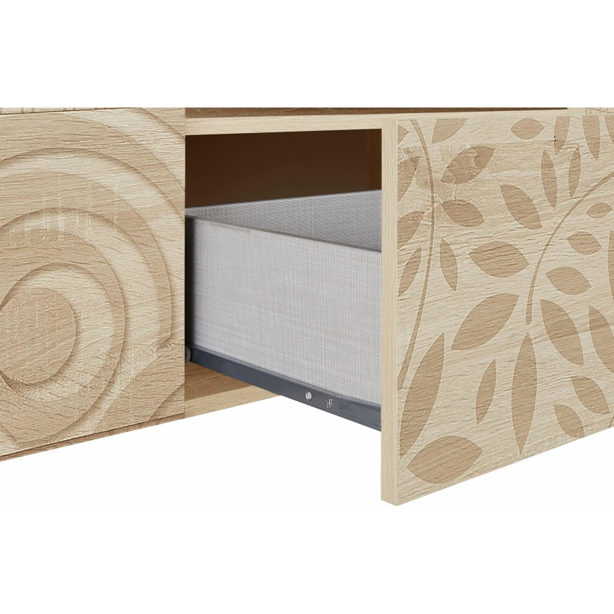 Meuble TV ARIA chêne Sonoma