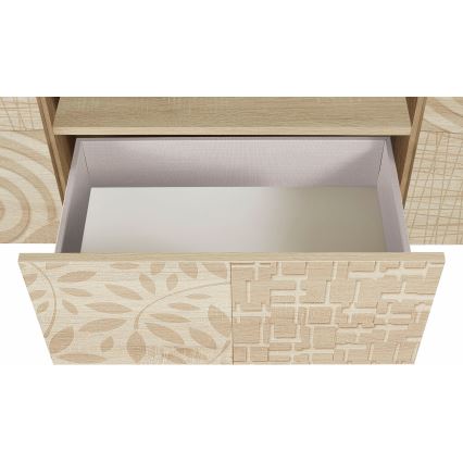 Meuble TV ARIA chêne Sonoma