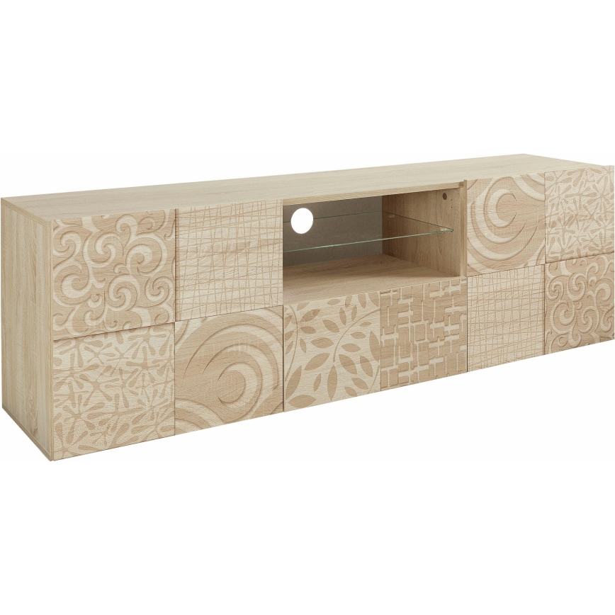 Meuble TV ARIA chêne Sonoma
