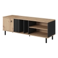 Meuble TV BADIA chêne/anthracite