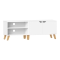 Meuble TV BASTOR blanc