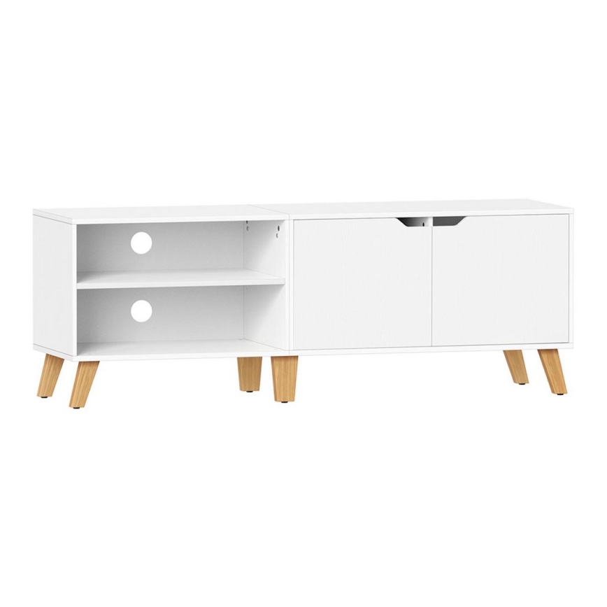 Meuble TV BASTOR blanc