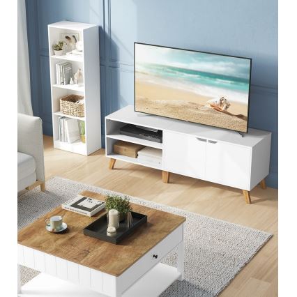 Meuble TV BASTOR blanc