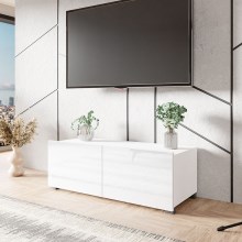 Meuble TV CALABRINI 37x100 cm blanc