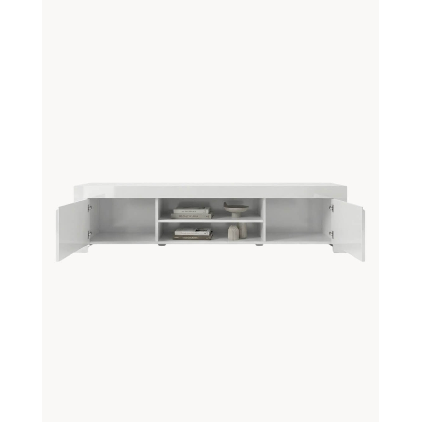 Meuble TV FINERA blanc