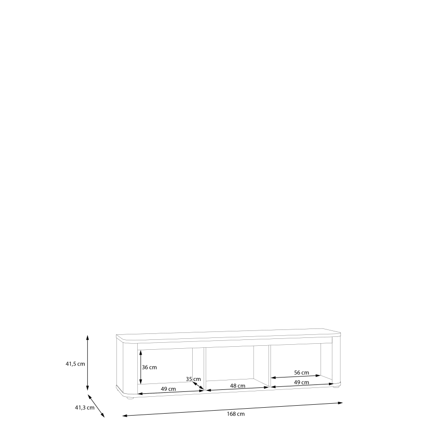 Meuble TV INAR beige