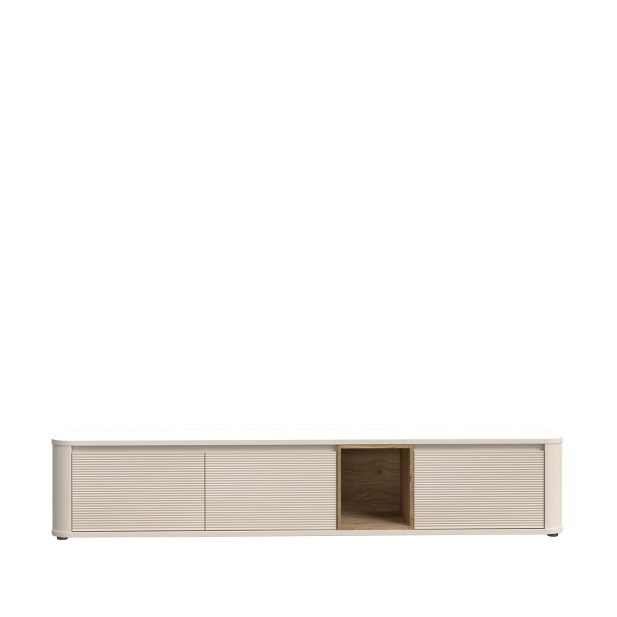 Meuble TV INAR beige/marron