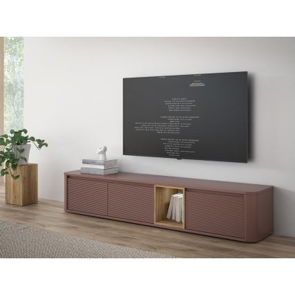 Meuble TV INAR marron/marron