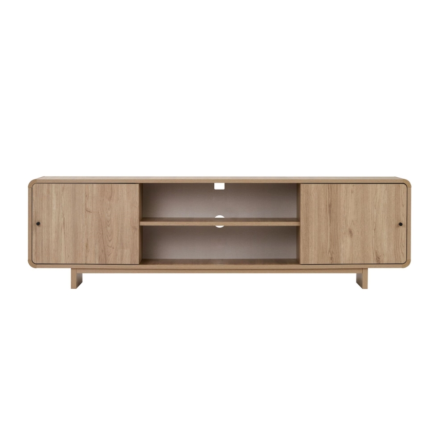 Meuble TV KABIN 180 x 34 cm, chêne