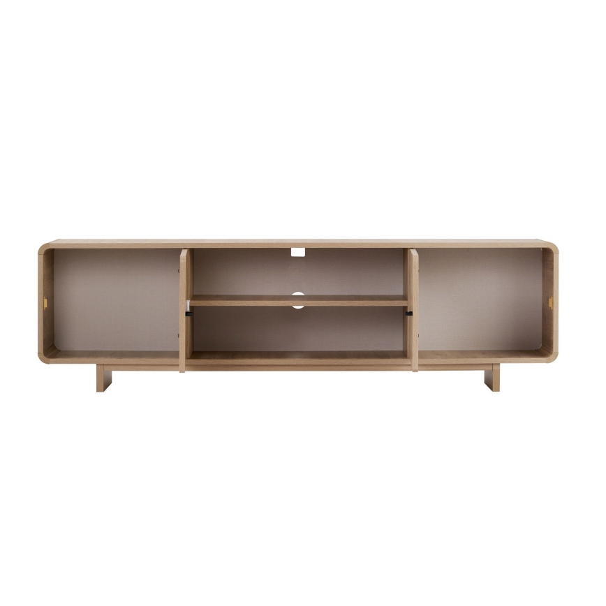 Meuble TV KABIN 180 x 34 cm, chêne