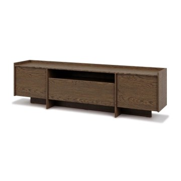 Meuble TV KEMI 197 x 57 cm en chêne