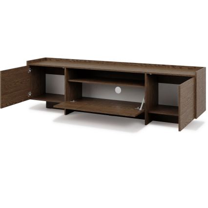 Meuble TV KEMI 197 x 57 cm en chêne