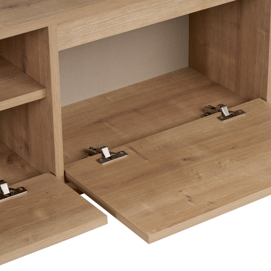 Meuble TV KREDE 160x30 cm chêne