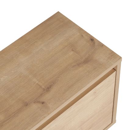 Meuble TV KREDE 160x30 cm chêne