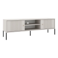 Meuble TV LUE beige/noir