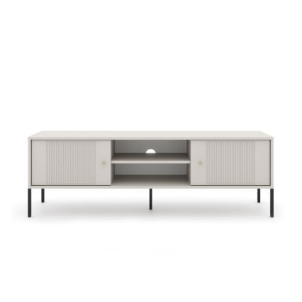 Meuble TV LUE beige/noir