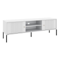 Meuble TV LUE blanc/noir