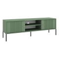 Meuble TV LUE vert/noir