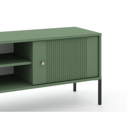 Meuble TV LUE vert/noir
