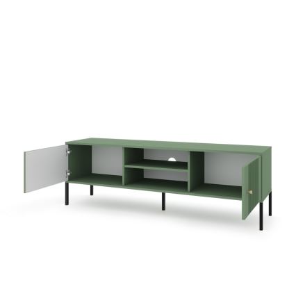 Meuble TV LUE vert/noir
