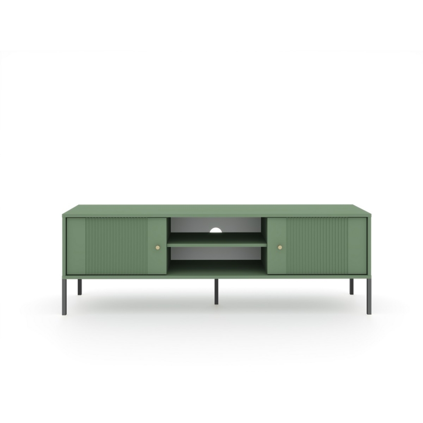 Meuble TV LUE vert/noir