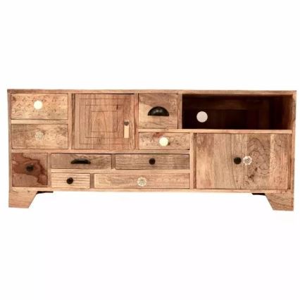 Meuble TV MANU 120x50 cm bois massif/manguier