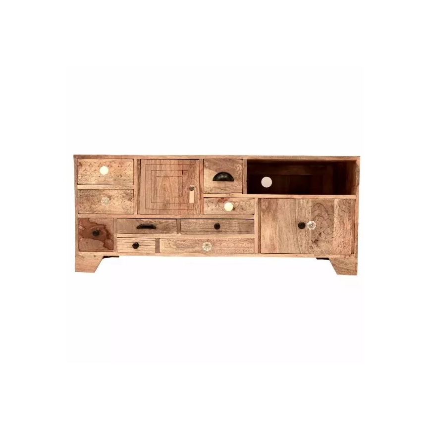 Meuble TV MANU 120x50 cm bois massif/manguier