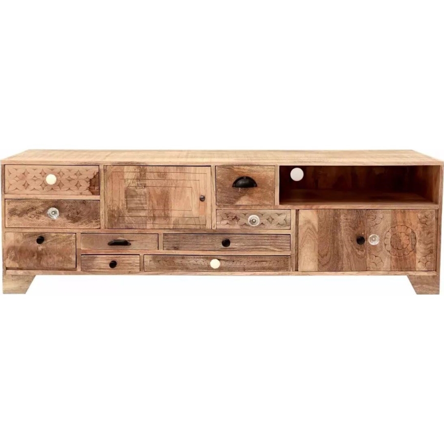 Meuble TV MANU 160x50 cm bois massif/manguier