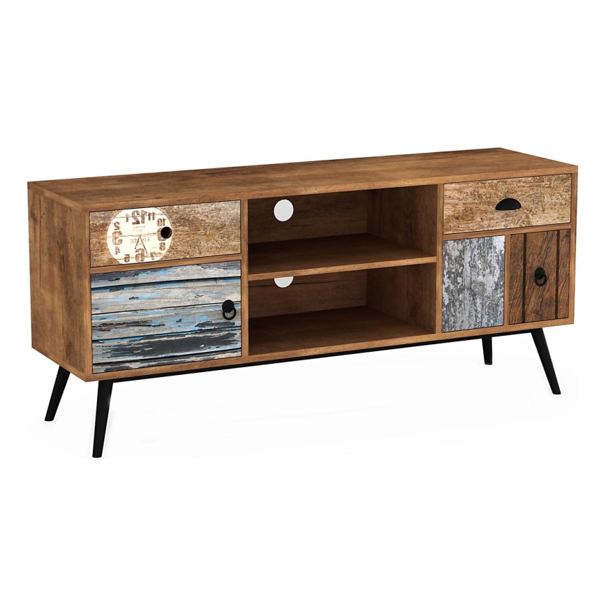 Meuble TV MEZO 40x120 cm chêne wotan