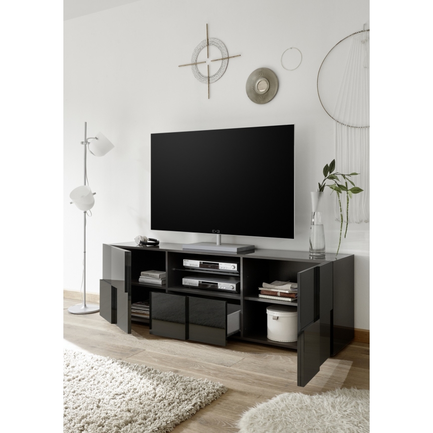 Meuble TV SERIAN anthracite
