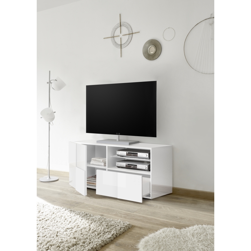 Meuble TV SERIAN blanc