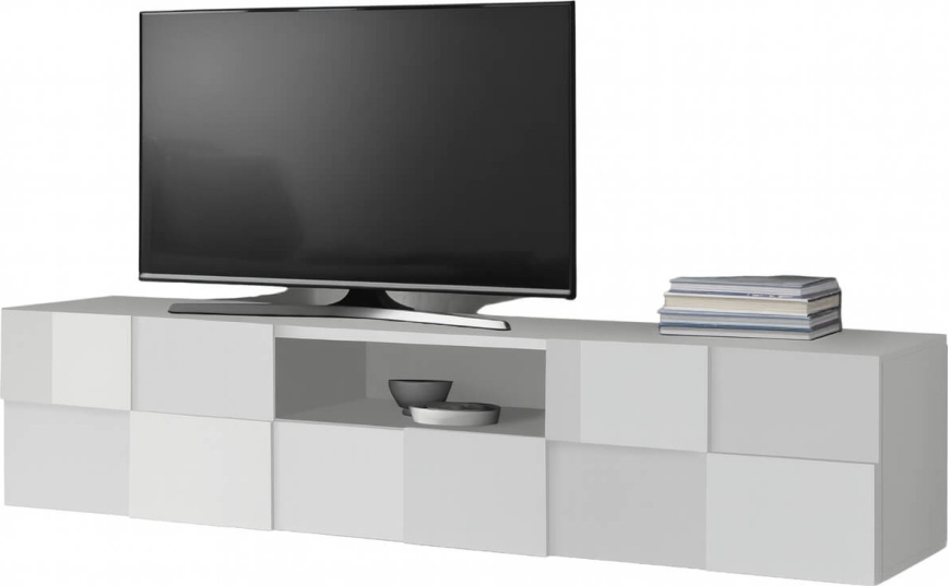 Meuble TV SERIAN blanc