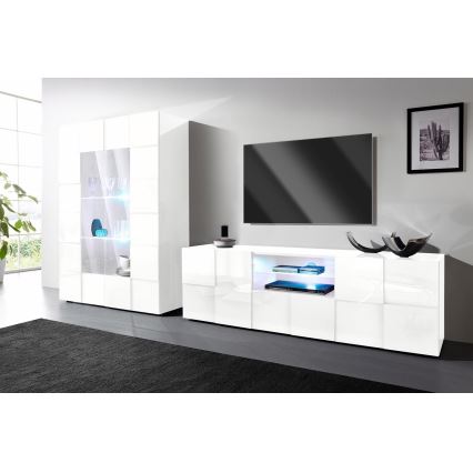 Meuble TV SERIAN blanc