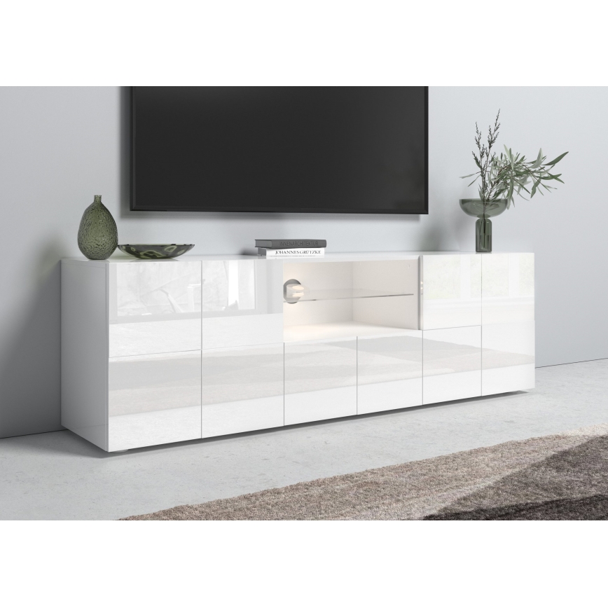 Meuble TV SERIAN blanc