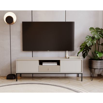 Meuble TV SUE beige/cachemire