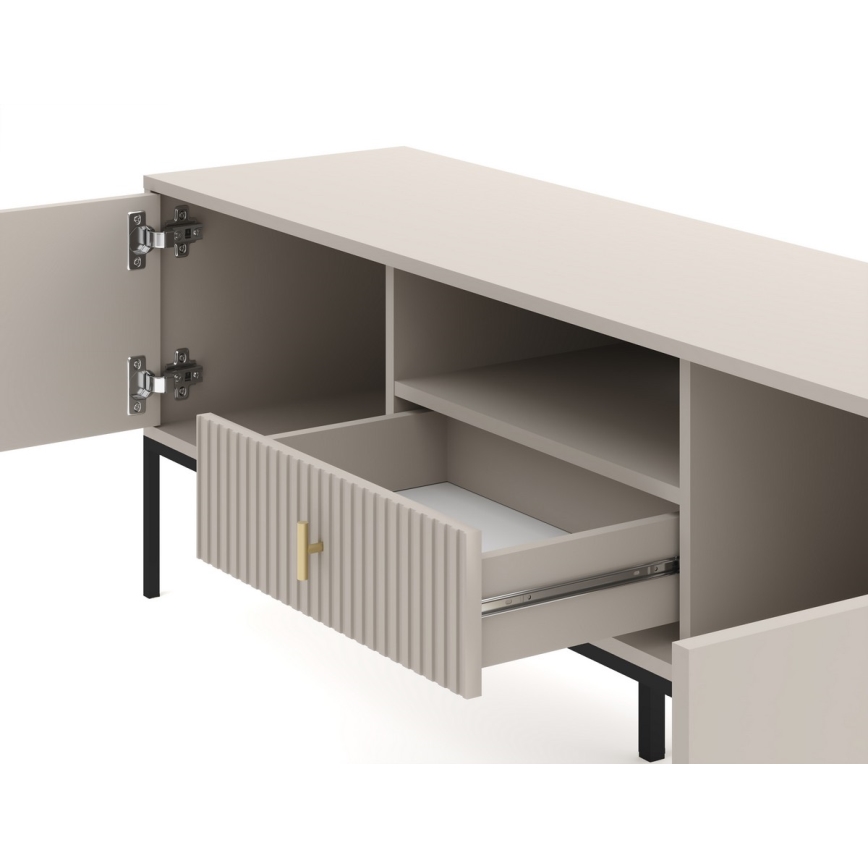 Meuble TV SUE beige/cachemire