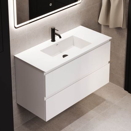 Meuble-vasque HELSINKI 120 cm blanc