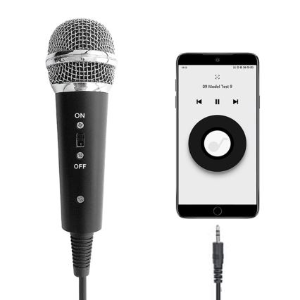 Microphone à condensateur avec filtre POP JACK 3,5 mm