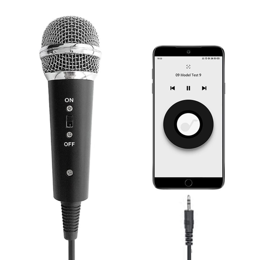 Microphone à condensateur avec filtre POP JACK 3,5 mm