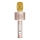 Microphone karaoké Bluetooth 6W/5V 1500 mAh, doré