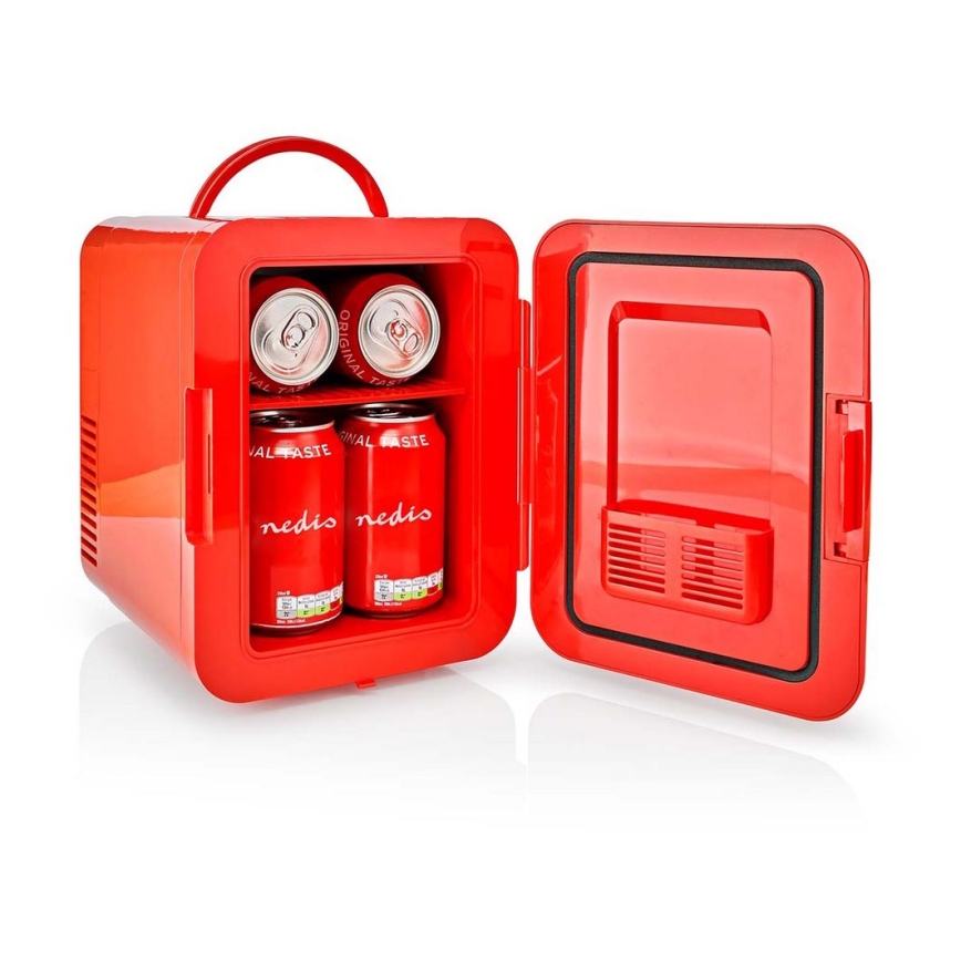 Mini Réfrigérateur Portable Frigo Rouge 28 x 20 x 23 cm