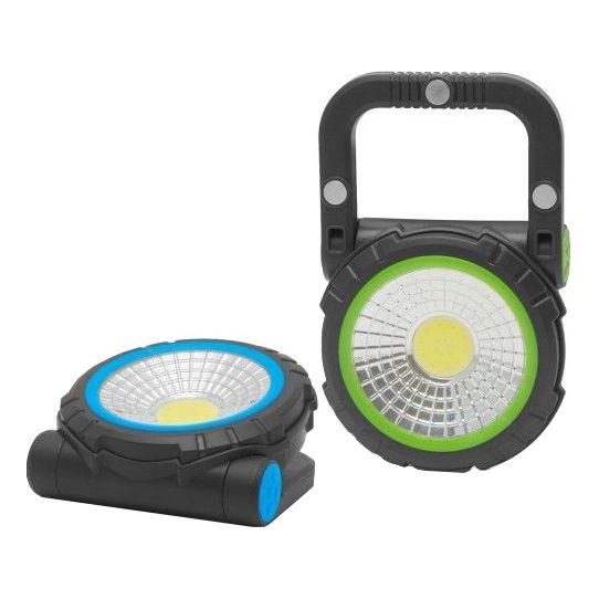Mini projecteur portable LED/3W/3xAAA vert/bleu