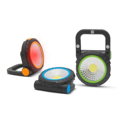 Mini projecteur portable LED/3W/3xAAA vert/bleu