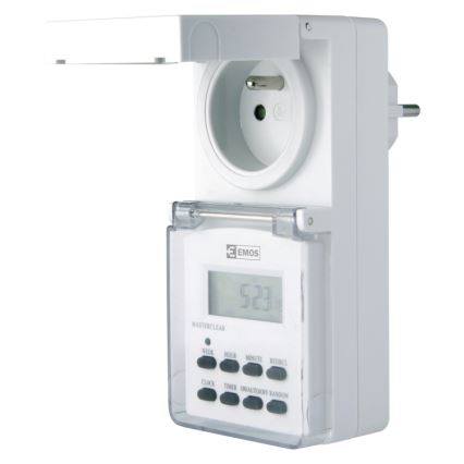 Minuterie digitale d'extérieur 230V/16A IP44