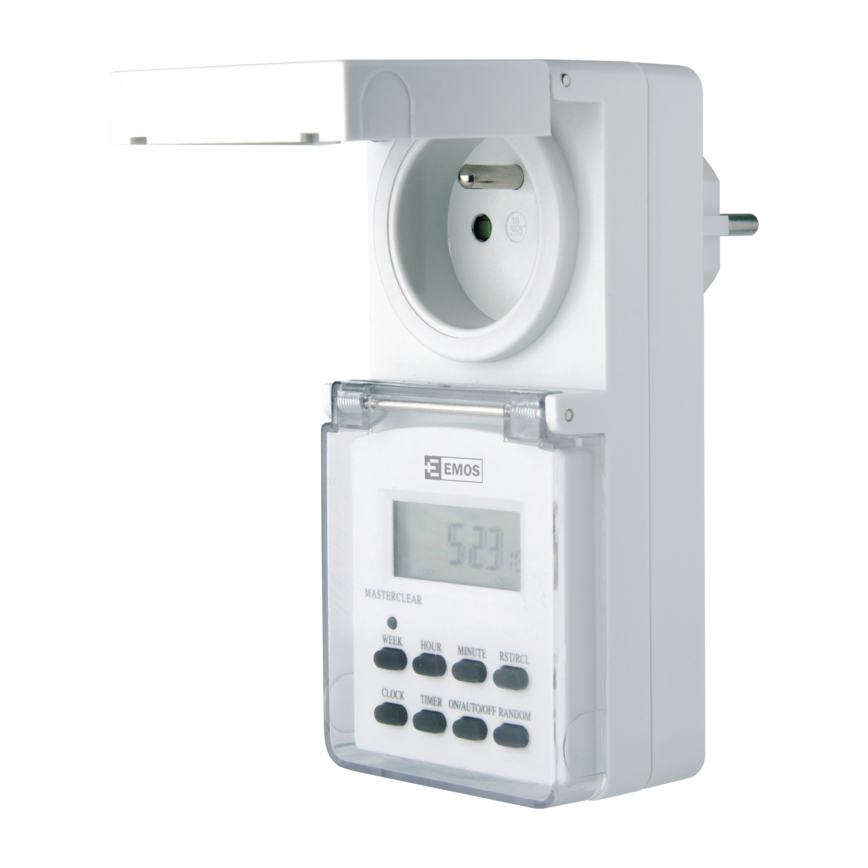 Minuterie digitale d'extérieur 230V/16A IP44