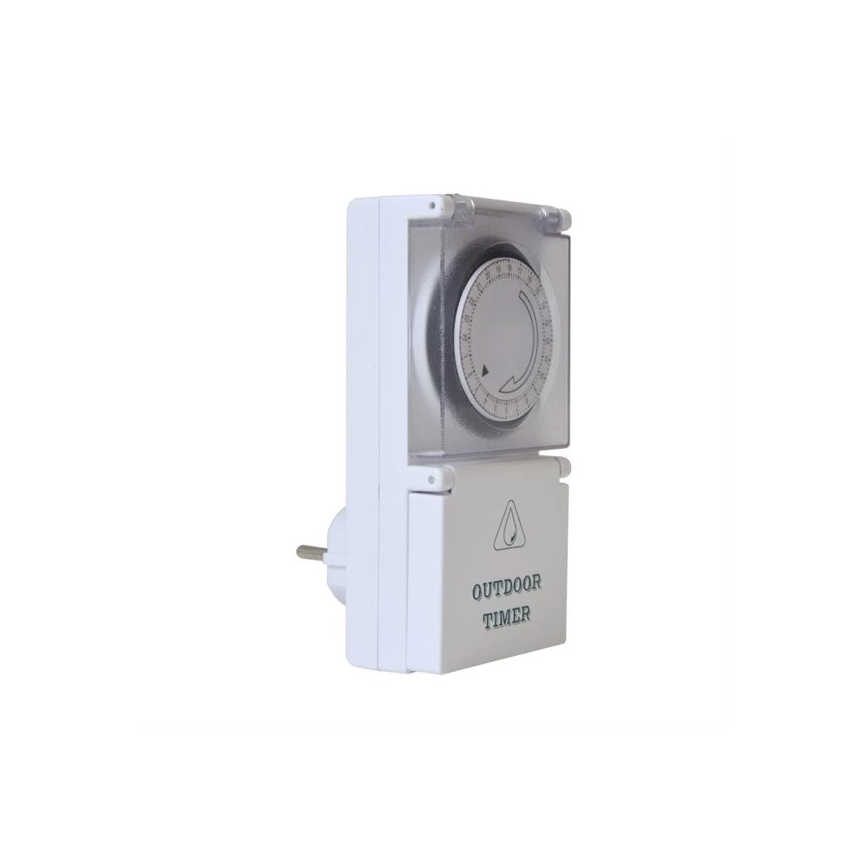 Minuteur extérieur interrupteur mécanique quotidien 16A/230V IP44