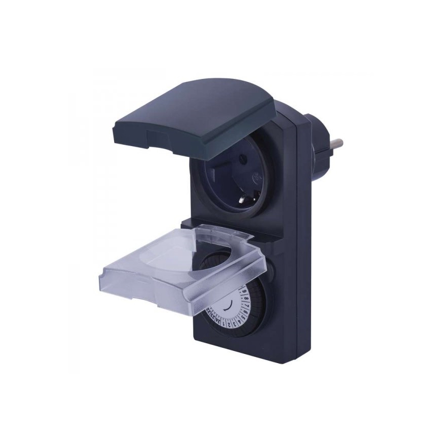 Minuteur mécanique extérieur IP44 SCHUKO