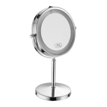 Miroir de maquillage LED/3W/6V 4xAA IP44